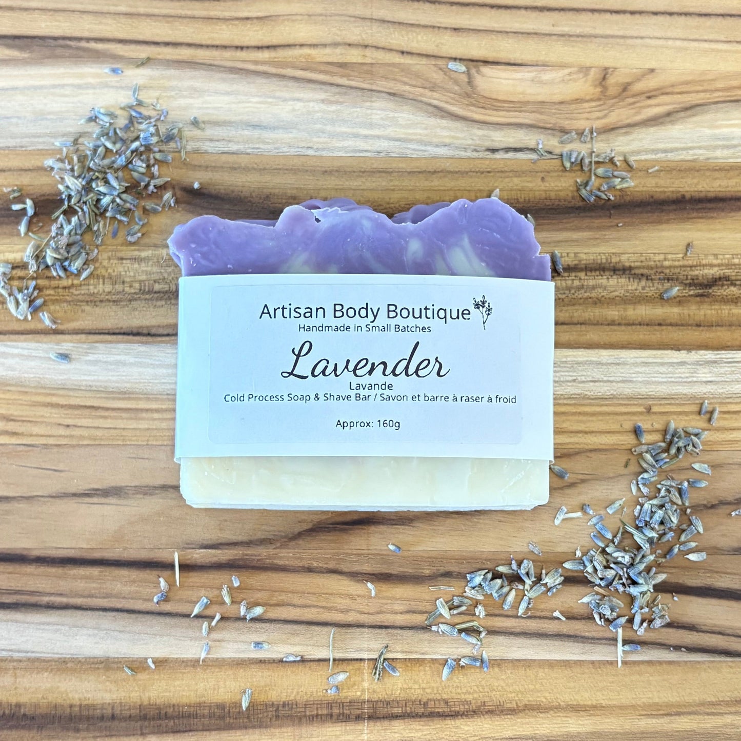 Body Soap + Shave Bar – Moisturizing Cold Process Soap Lavender
