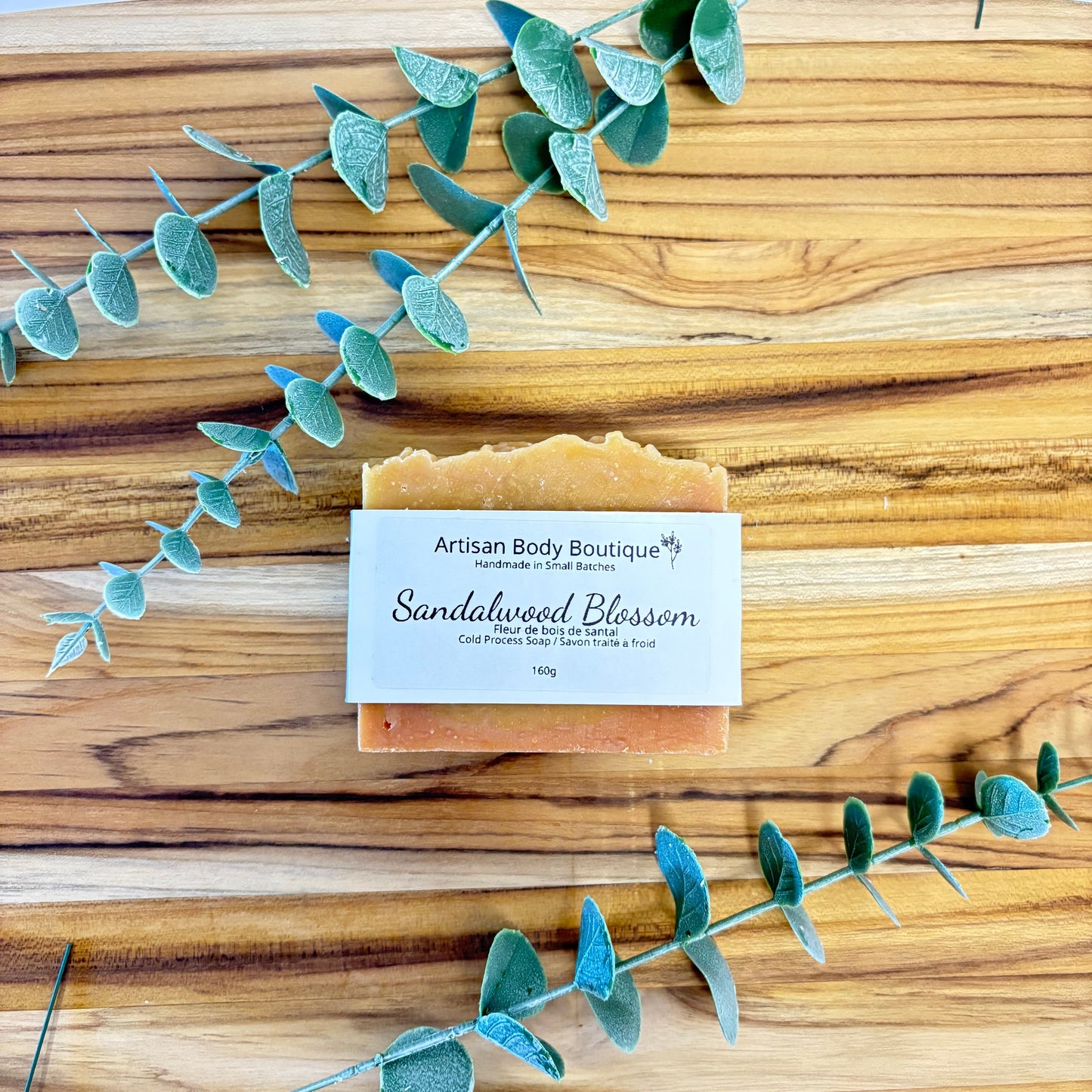 Body Soap + Shave Bar – Moisturizing Cold Process Soap Sandalwood Blossom