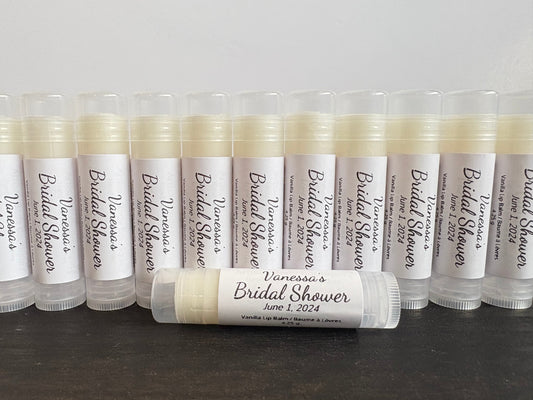 Personalized Party Favour Lip Balms
