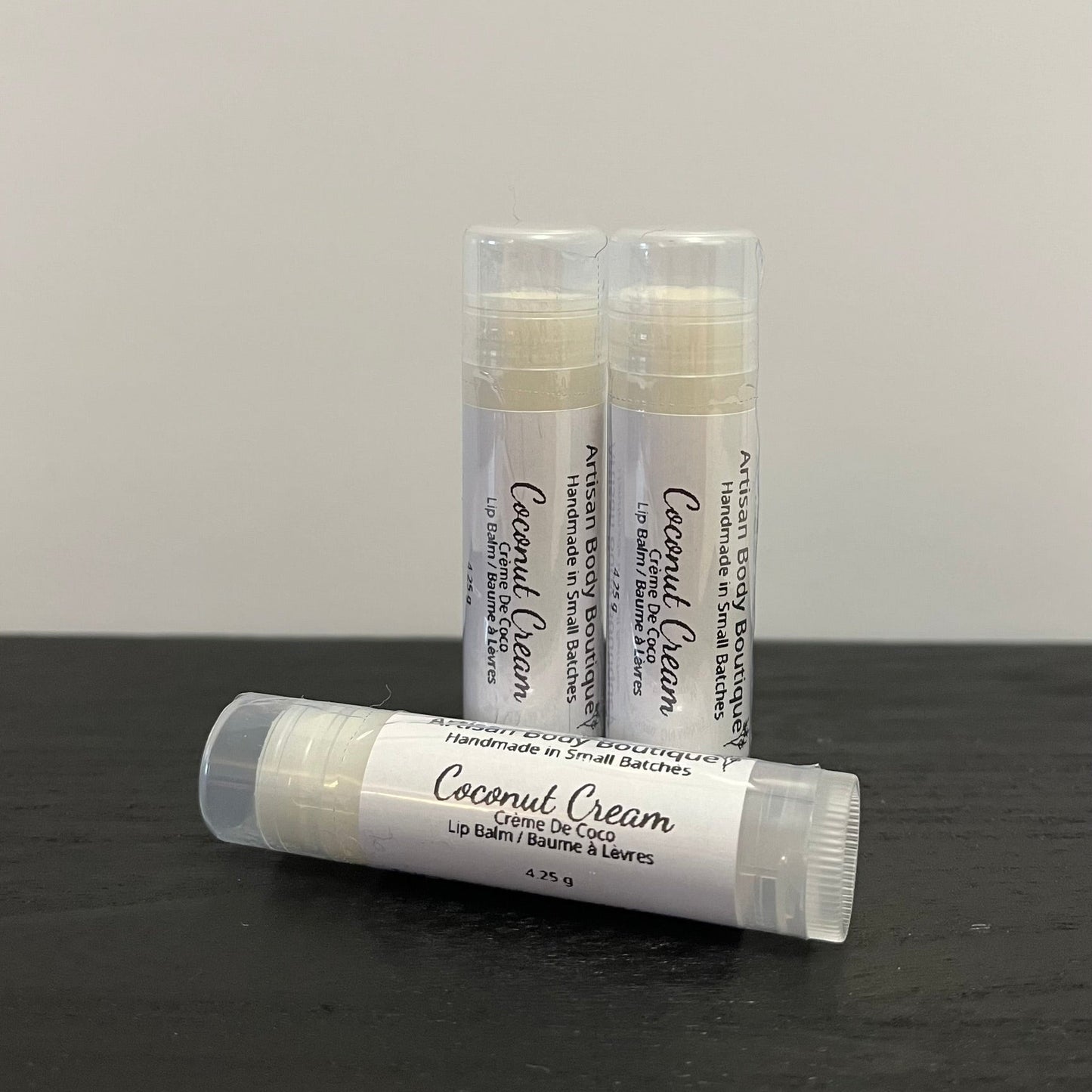 Coconut cream lip butter balm – tropical scent and smooth hydration